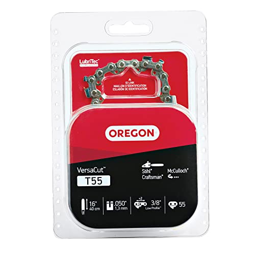 Oregon T55 VersaCut Chainsaw Chain for 16-Inch Bar - 55 Drive Links - low-kickback chain fits Stihl, Craftsman, McCulloch and more,Silver - Image 5