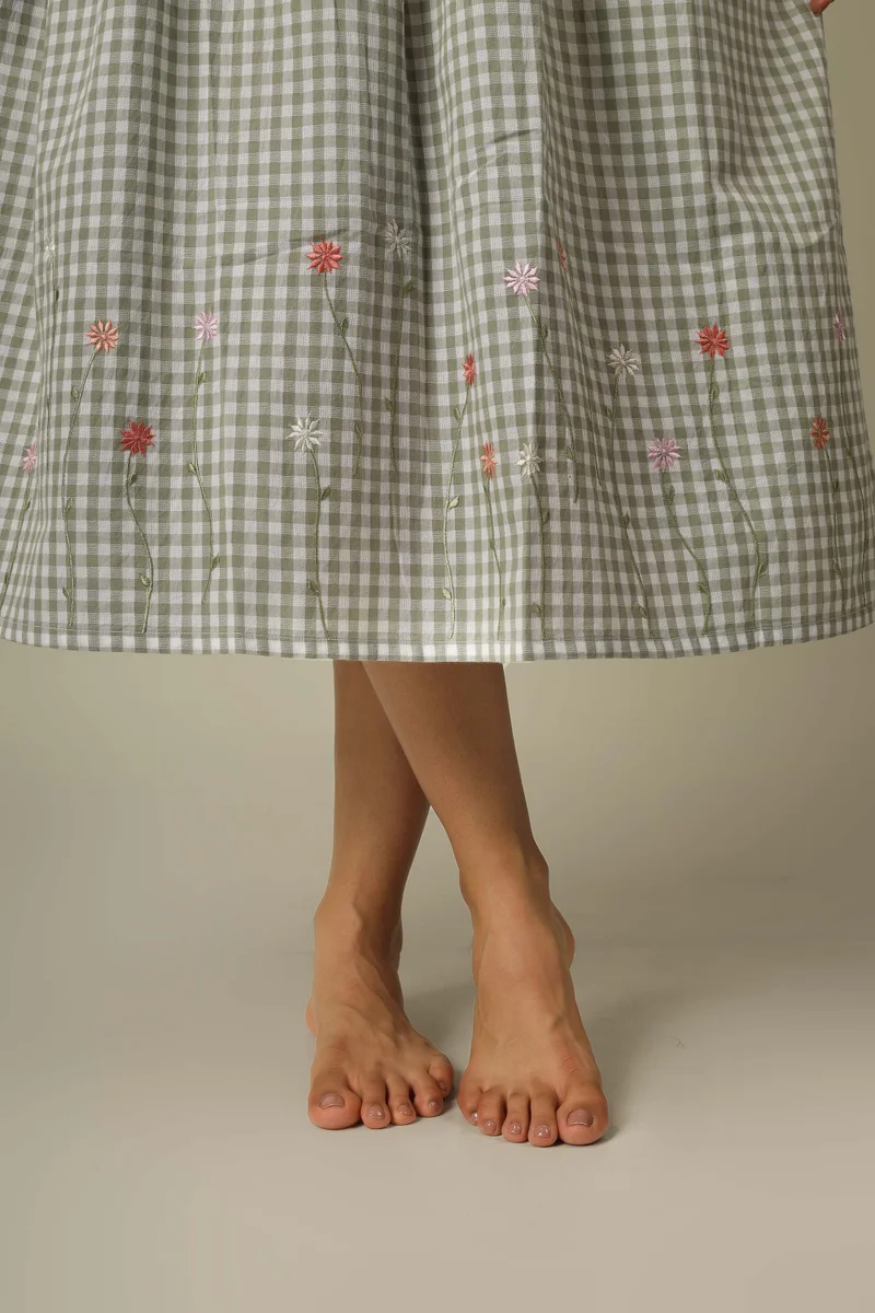 After Dark Daisy, Embroidered Nightdress