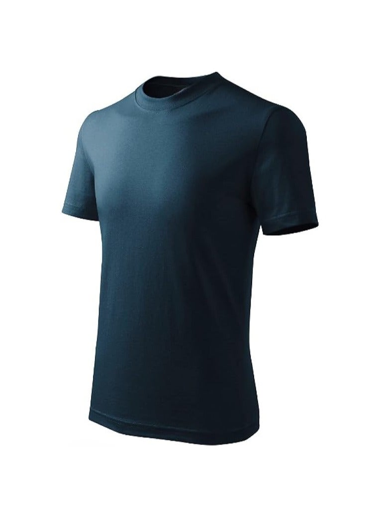 PRINTSHOP4ME 10 pcs Adult Round Neck Combed Men's T Shirt 190 GSM Pure Cotton Basic Colors  - Image 4