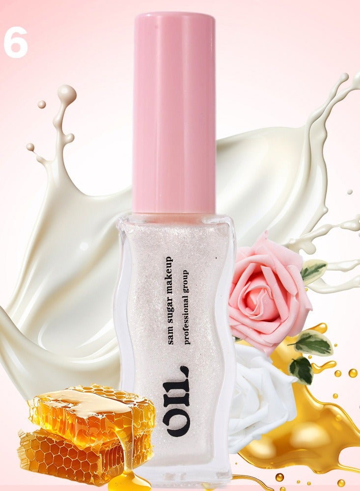 SAM SUGAR Honey Infused Lip Oil, Milk 8 ml - Image 1