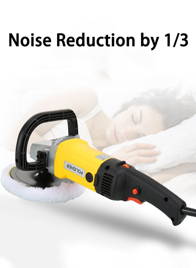 Generic Buffer Polisher, 1400W 7in Polisher for Car Detailing, Wax Machine, 8 Variable Speed 500-3000 RPM for Car Boat Polishing and Waxing  - Image 3