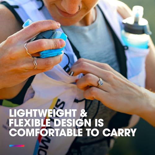 HydraPak UltraFlask Speed 500ml 2-Pack Collapsible Soft Flask Water Bottle for Hydration Vests and Running Packs with Easy Open Cap (500ml / 17oz) - Image 5
