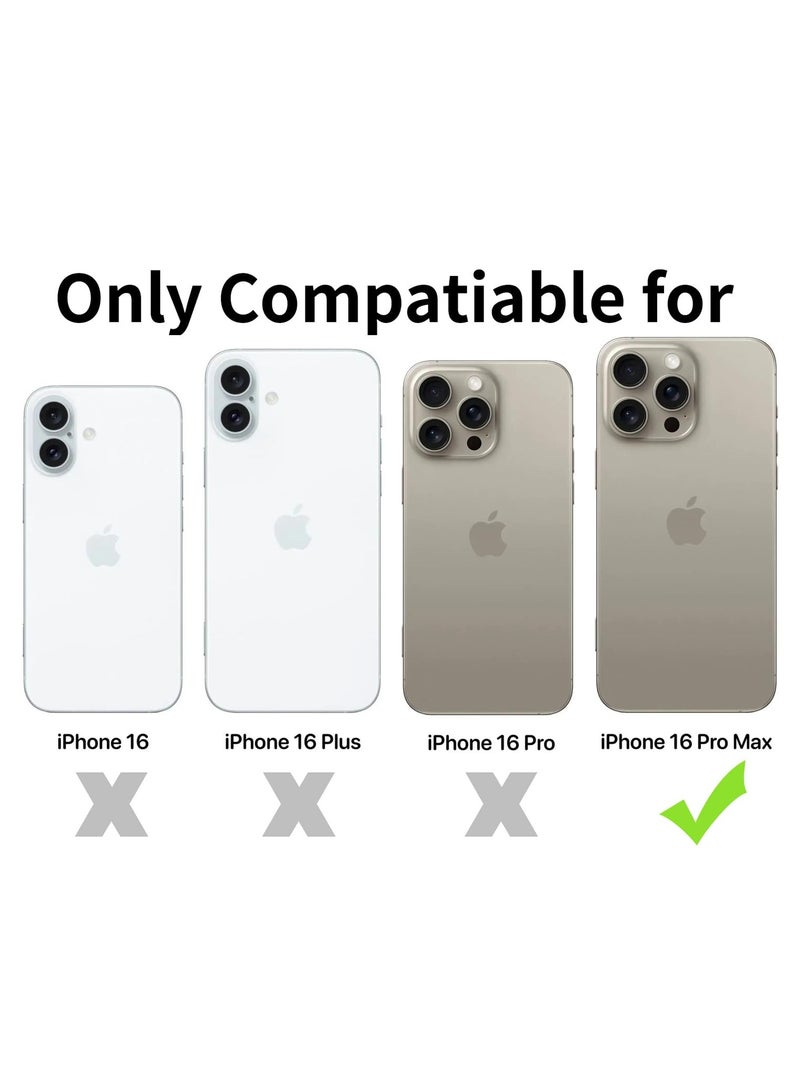 BORTONY iPhone 16 Pro Max Magsafe Support Wireless Charging Slim Protection Clear iPhone 16 Pro Max Cover Anti Scratch Magnetic  iPhone 16 Pro Max Case - Image 2