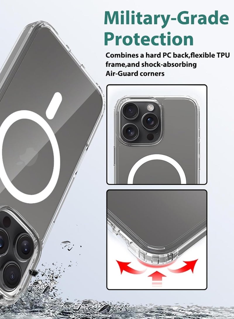 BORTONY iPhone 16 Pro Max Magsafe Support Wireless Charging Slim Protection Clear iPhone 16 Pro Max Cover Anti Scratch Magnetic  iPhone 16 Pro Max Case - Image 5