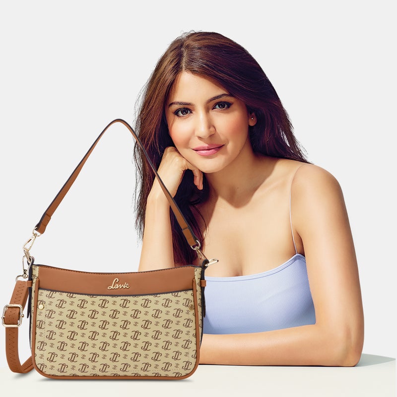 Lavie Woman's Cosmo Hobo Handbag(TAUPE) - Image 5