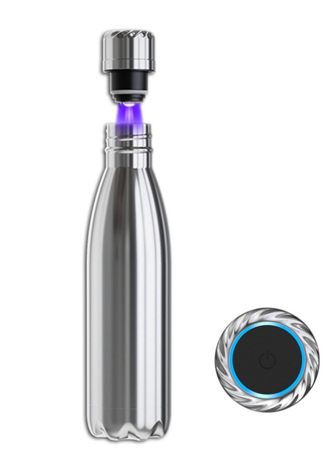 Taiahiro UV Self-Cleaning Smart Water Bottle Vacuum Stainless Steel Insulated Water Bottle with Handle Double-wall, Auto Cleaning, Keep Drink Hot or Cold, BPA Free,