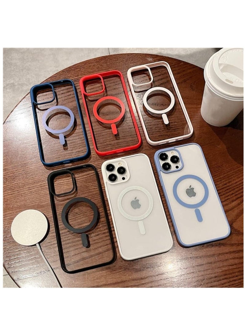 Raxoom iPhone 12 Pro Max Case, Ultra-Thin Shockproof and Anti-Yellow Protective Cover, Magnetic Phone Cover - Image 2