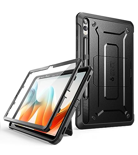 SupCase حافظة SUPCASE لجهاز Samsung Galaxy Tab S10 Plus مقاس 12.4 بوصة 2024 مع حامل وحماية شاشة مدمجة وحامل قلم S تصميم قوي لحماية الجهاز اللوحي لجهاز Galaxy Tab S9 Plus باللون الأسود - Image 1