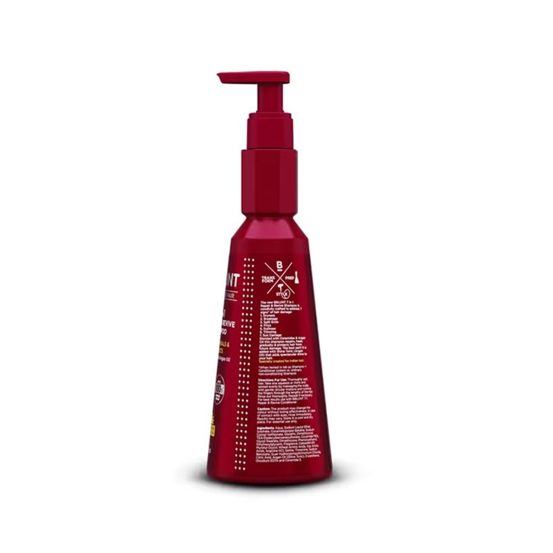 BBLUNT BBLUNT 7 in 1 Repair Revive Shampoo for Upto 100 Damage Repair 300ml Addresses 7 Signs of Hair Damage Enriched with Ceramides Argan Oil - Image 2