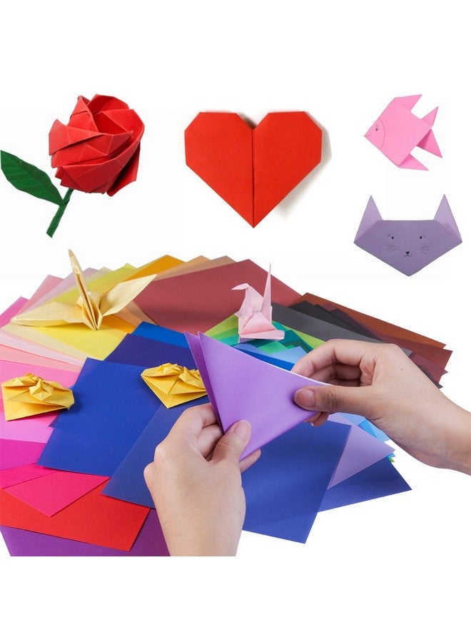 Opret Origami Paper Large 100 Sheets 20X20Cm / 8 Inch Large Origami Paper 50 Vivid Colors Single Sided For Arts And Crafts Projects - Image 5