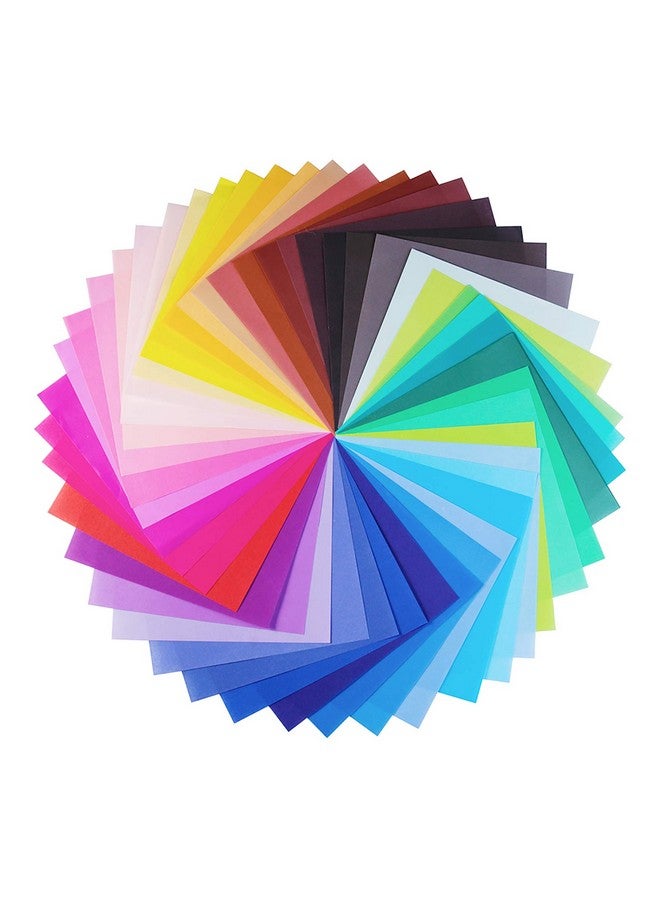 Opret Origami Paper Large 100 Sheets 20X20Cm / 8 Inch Large Origami Paper 50 Vivid Colors Single Sided For Arts And Crafts Projects - Image 1