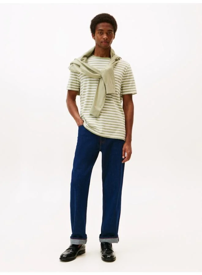 TOMMY HILFIGER Stripe Patch Pocket Crew Neck T-Shirt