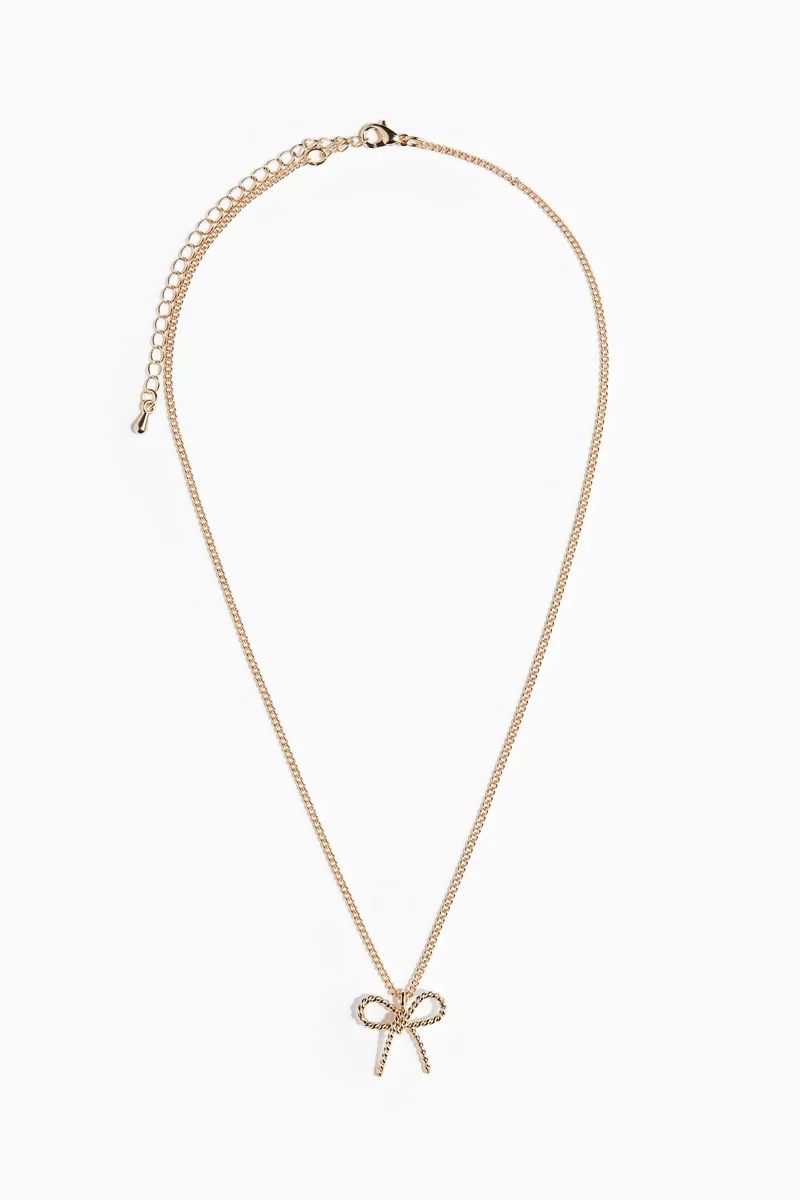 H&M Bow-pendant necklace