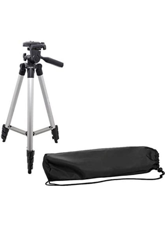 SHOPI Digital Camera Tripod Stand 50inch Black/Silver  - Image 1