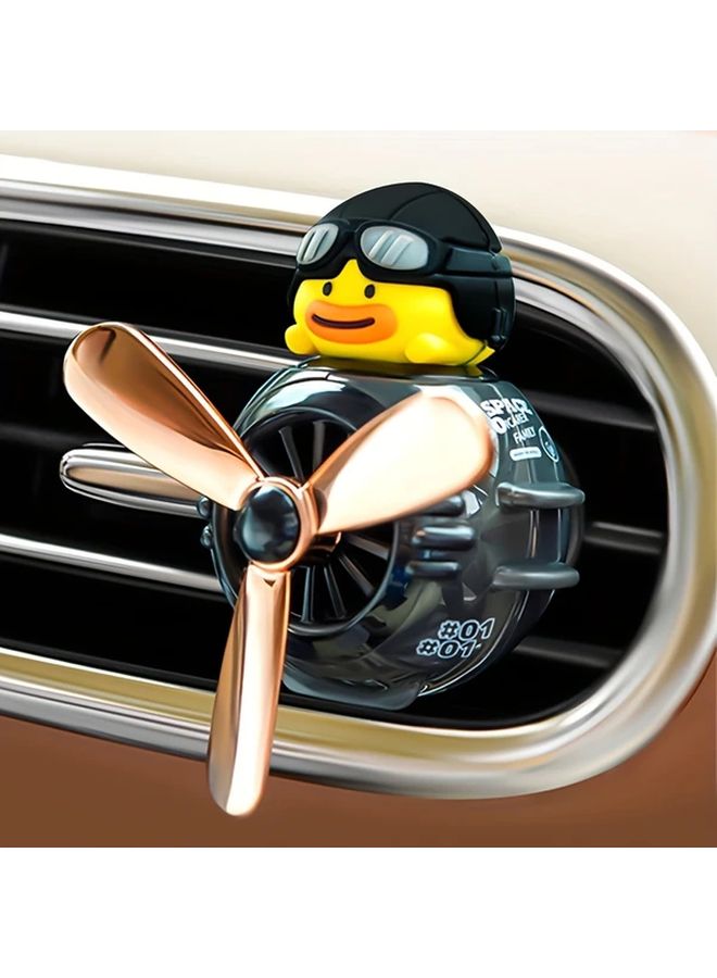Propeller Shaped Car Air Outlet Decoration Pink Durable Plastic Easy Install Fun Vehicle Accessory - Image 5