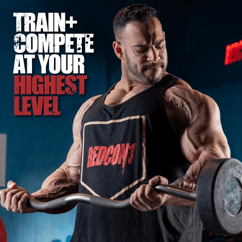 Redcon1 Total War Pre Workout Supplement - 30 Servings, Blue Raspberry Flavor - Image 2