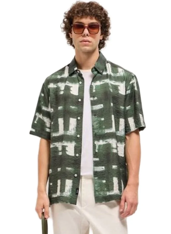 THE BEAR HOUSE Men's Shirt for Casual and Formal Wear | Classic Button-Down Style for Office, Daily Use, Travel, Events & All-Season Outfits | Versatile & Stylish Wardrobe Essential for Every Occasion