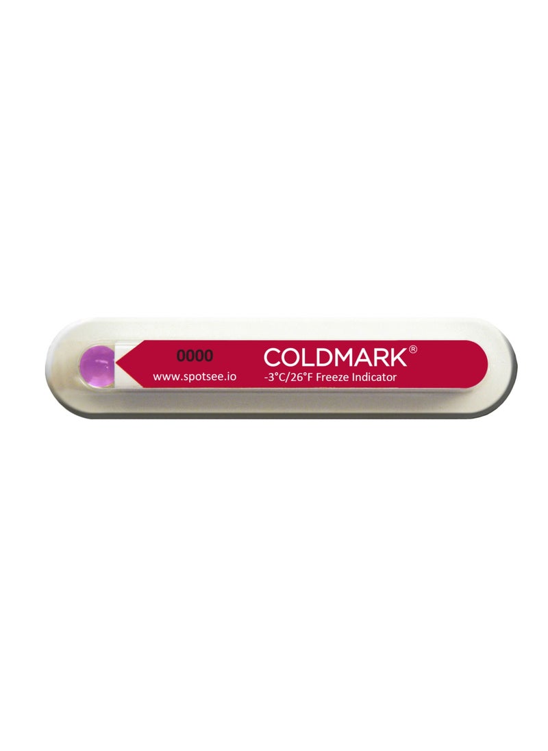 SpotSee ColdMark Descending Temperature Indicator (100/pack)  - Image 2