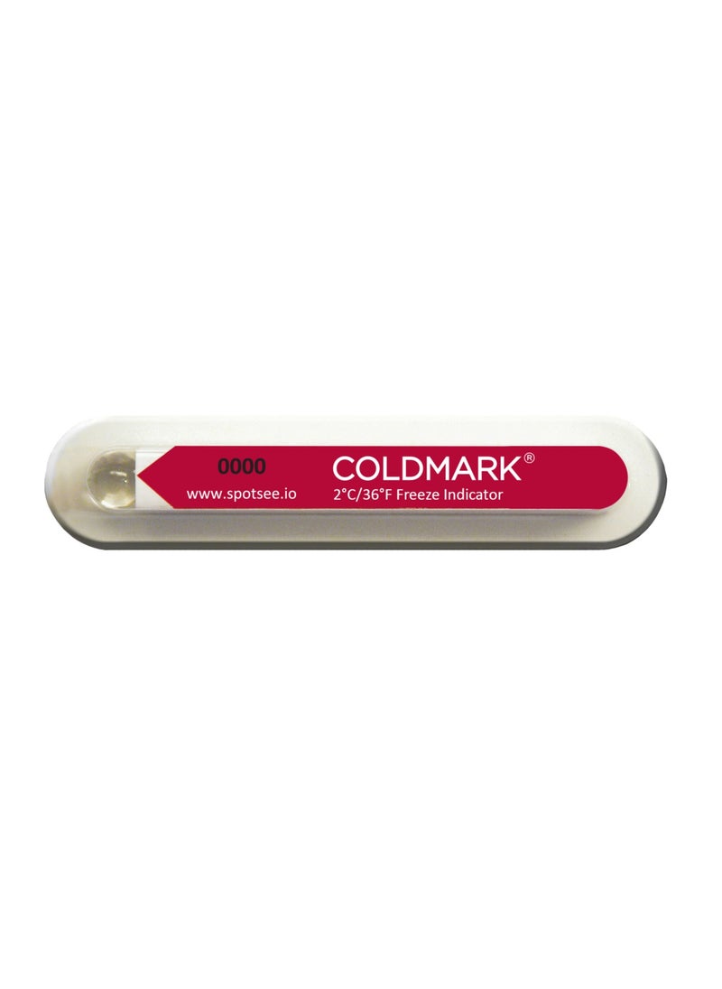 SpotSee - ColdMark Descending Temperature Indicator (100/pack) - Image 1