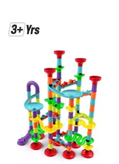 Marble Run Set For Kids, 113Pcs Marble Maze Track Race Game, Construction Buliding Blocks Toys, Stem Maze Educational Race Game, Birthday Gifts For Boys Girls Age 3 To 12