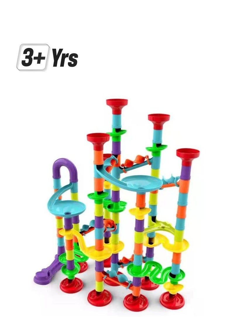 General - Marble Run Set For Kids, 113Pcs Marble Maze Track Race Game, Construction Buliding Blocks Toys, Stem Maze Educational Race Game, Birthday Gifts For Boys Girls Age 3 To 12 - Image 1