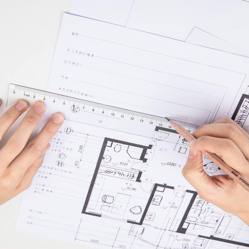 Deli 8" Ruler - Image 3