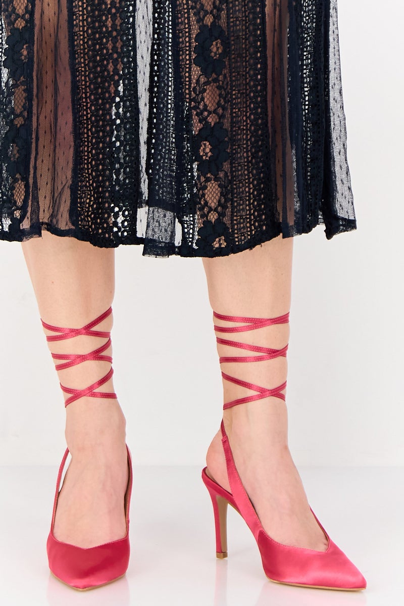 NINE WEST Women Catrinna Slingback Sandals, Fuchsia - Image 1