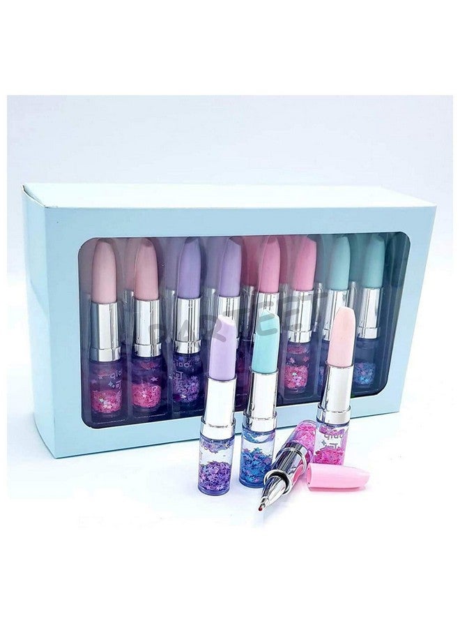 Parteet New Plastic Cute Lipstick Gel Pen - For Birthday Return Gifts For Kids(Pack Of 8Pc)(Assorted)(Made In India) - Image 5