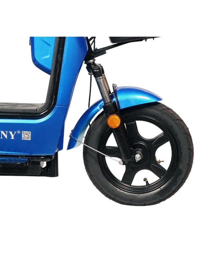 Crony دراجة كهربائية CRONY W8 Golden Eagle 48V-20A طويلة المدى – محرك 350W، إطارات 14 بوصة، إطار فولاذي، مدى 31-60 كم، 3 سرعات - Image 3