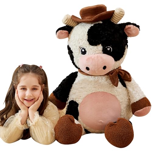 IKASA Giant Cow Stuffed Animal Plush Toy30 Inches Large Big Jumbo Soft Toys Huge Size Cute Fluffy Plushy Fat Oversized Plushie - Image 1