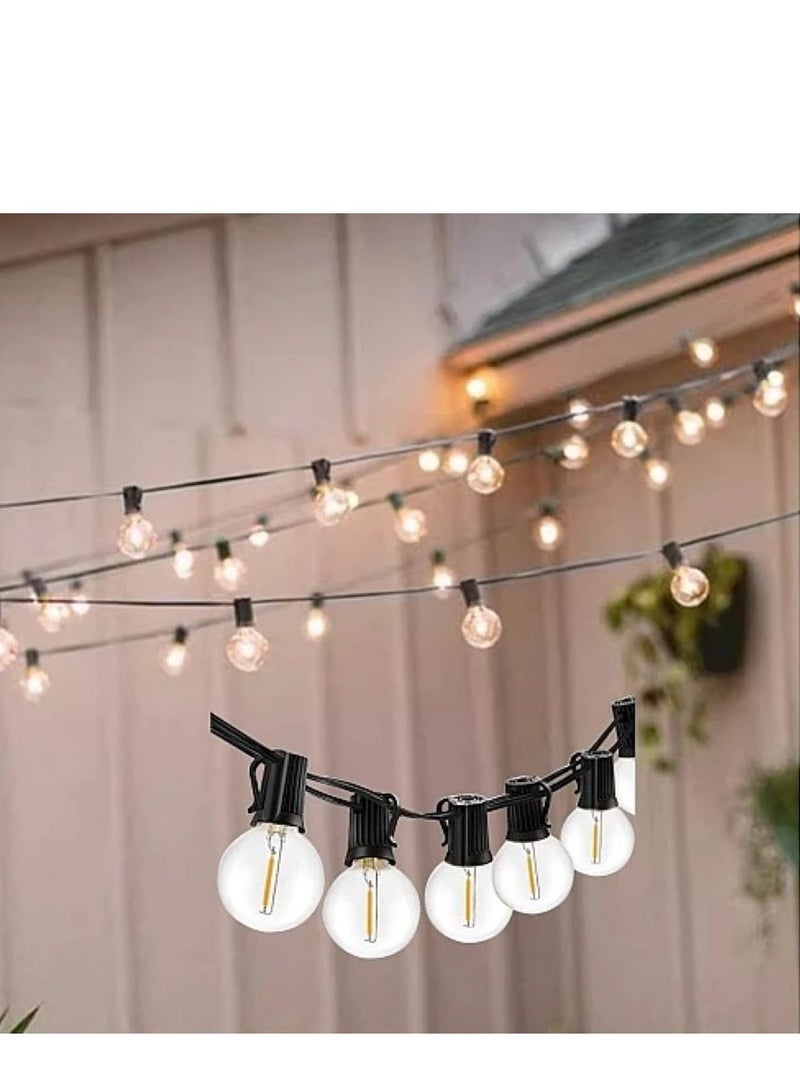 Hummer Black pendant light with E12 bulbs, 22 meters long, 75 bulbs - Image 2