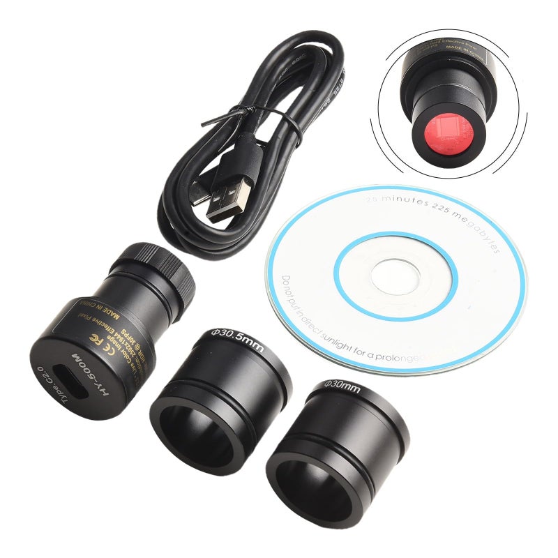 5MP USB Microscope Camera With C Mount Adapter For Industrial Inspection Machine Vision - Image 5