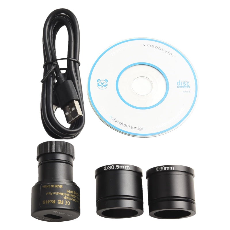 5MP USB Microscope Camera With C Mount Adapter For Industrial Inspection Machine Vision - Image 2