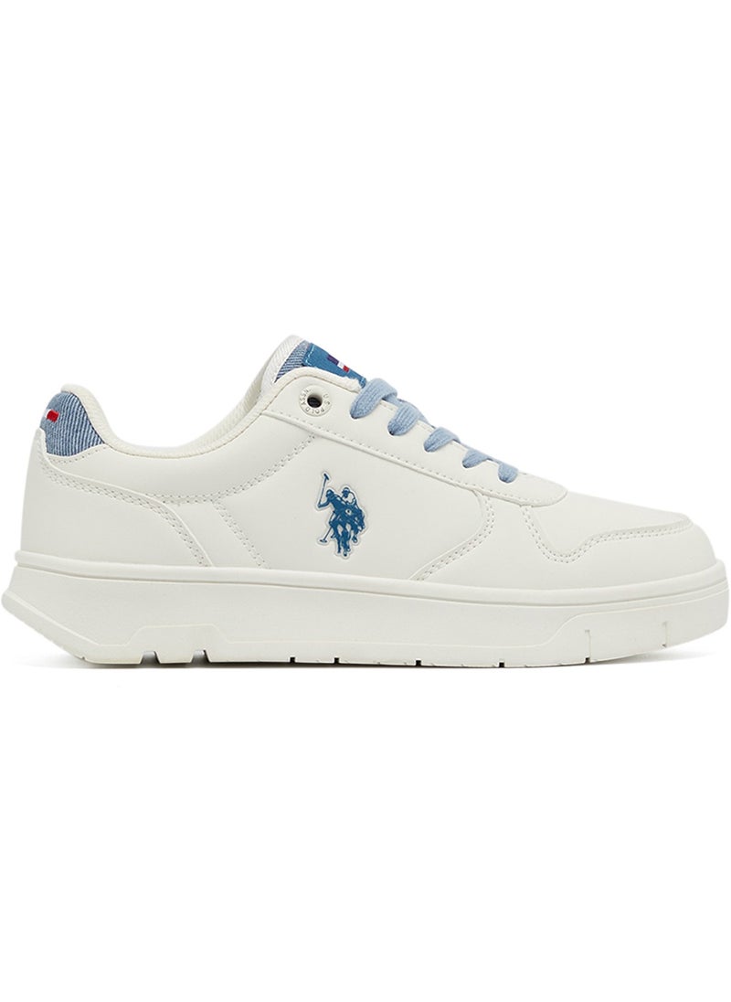 U.S. Polo Assn. - Women's White Low-Top Sneakers - High-Quality Sole for Everyday Look - Image 1