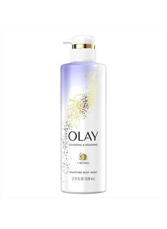 Olay Cleansing & Renewing Nighttime Body Wash, 17.9 fl oz  - Image 1