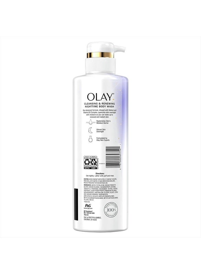 Olay Cleansing & Renewing Nighttime Body Wash, 17.9 fl oz - Image 2