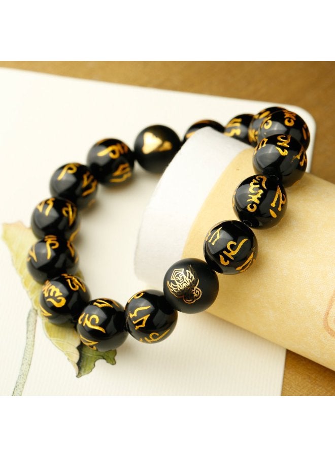 Goddess Renewal】black Onyx Bracelet For Men And Women, Enhances Romance, Ideal Gift For Friends Or Personal Use On Festive Occasions - Image 3