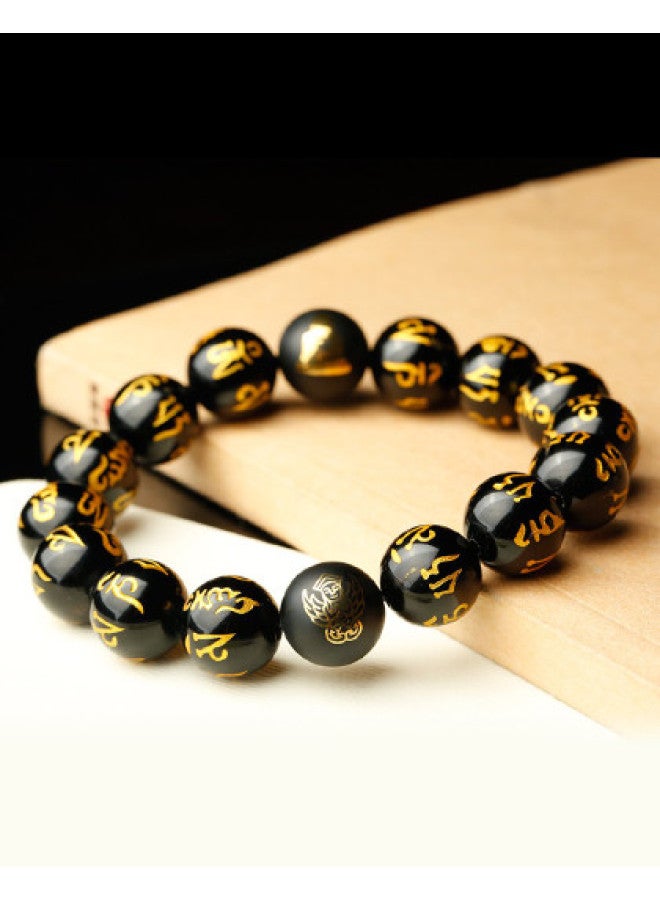 Goddess Renewal】black Onyx Bracelet For Men And Women, Enhances Romance, Ideal Gift For Friends Or Personal Use On Festive Occasions - Image 1