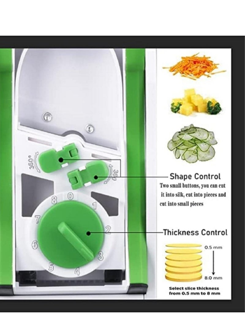 ELTRAZONE Vegetable Cutter Mandoline Slicer,Once For All.Food Chopper,Dicer Fruit,French Fry Julinner - Image 4