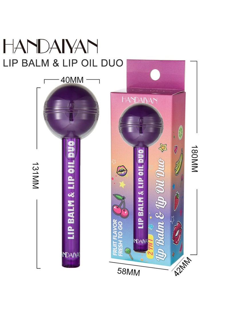 Handaiyan 2 IN 1 Lip Balm and Lip Oil Duo  - Image 4
