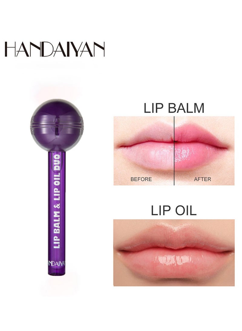 Handaiyan 2 IN 1 Lip Balm and Lip Oil Duo  - Image 2