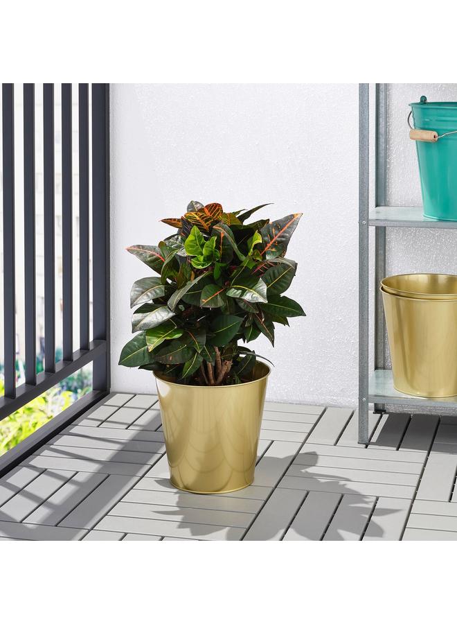 Zaboon Plant pot, brass-colour, 24 cm - Image 4