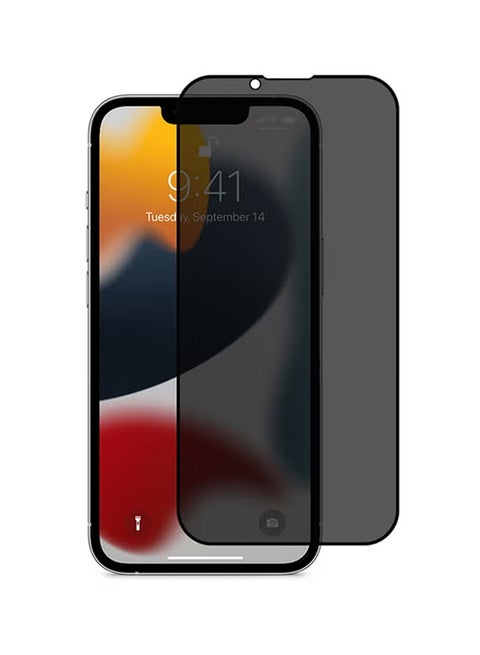 iPhone 13 Pro Max 5D Privacy Screen Protector - Premium Edge to Edge Anti Spy Privacy Tempered Glass, Oleophobic Coating, Delicate Touch, Anti-Explosion, Smooth Arc Edge, Easy Installation