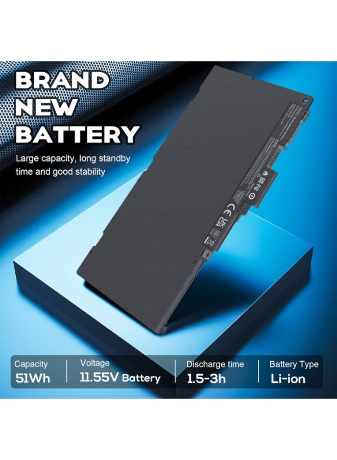 11.55V 51Wh Laptop Battery for HP EliteBook 840 G2 G4, 850 G3 G4, 745 G3, 755 G4 – Compatible with TA03XL, 854047-1C1 – Includes Crowbar & Phillips Screwdriver - Image 4