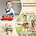 TWFRIC Kids Guitar 2 in 1 Musical Instruments for Kid Fun Piano Toddler Toy Electric Guitars Explore Creativity Unleash Childs Talent Music Toys for 24 Year Old Boys Girls Red - Image 3