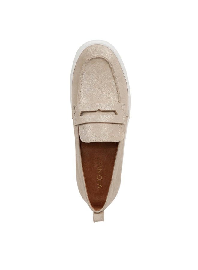 VIONIC Women's Uptown Slip-ons Loafer, Gold Leather, 10 - Image 5