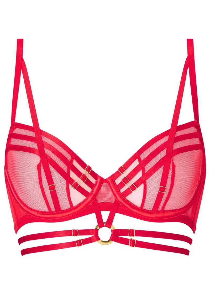 آن سمرز Ann Summers Capturing Non Pad Balcony Red