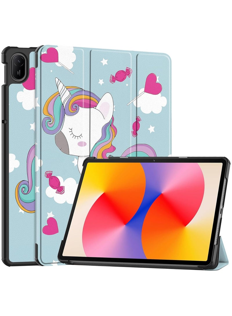 general Case Compatible with Huawei MatePad SE 11 inch 2024 Cute Pattern Hard PC Back Tablet Case With Auto Sleep Wake for MatePad SE 11'' Case - Image 1