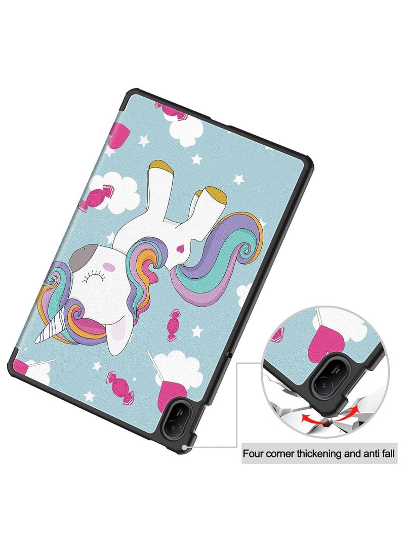 general Case Compatible with Huawei MatePad SE 11 inch 2024 Cute Pattern Hard PC Back Tablet Case With Auto Sleep Wake for MatePad SE 11'' Case - Image 4