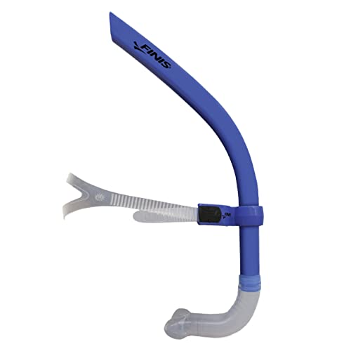 FINIS Glide CenterMount Swim Snorkel for Adults Adjustable Fit Technique Endurance Training Ocean Blue - Image 1